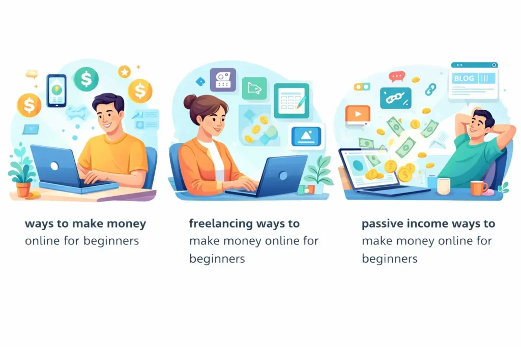 freelancing ways to make money online for beginners