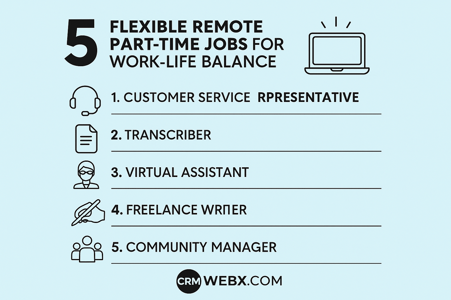 Virtual assistant remote part-time job