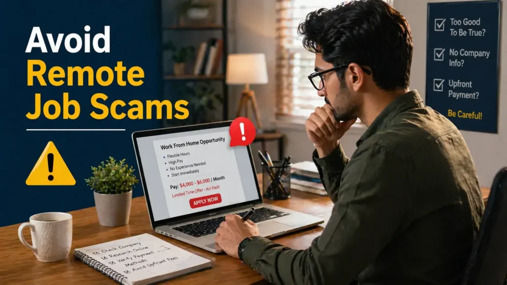 Avoid remote job scams