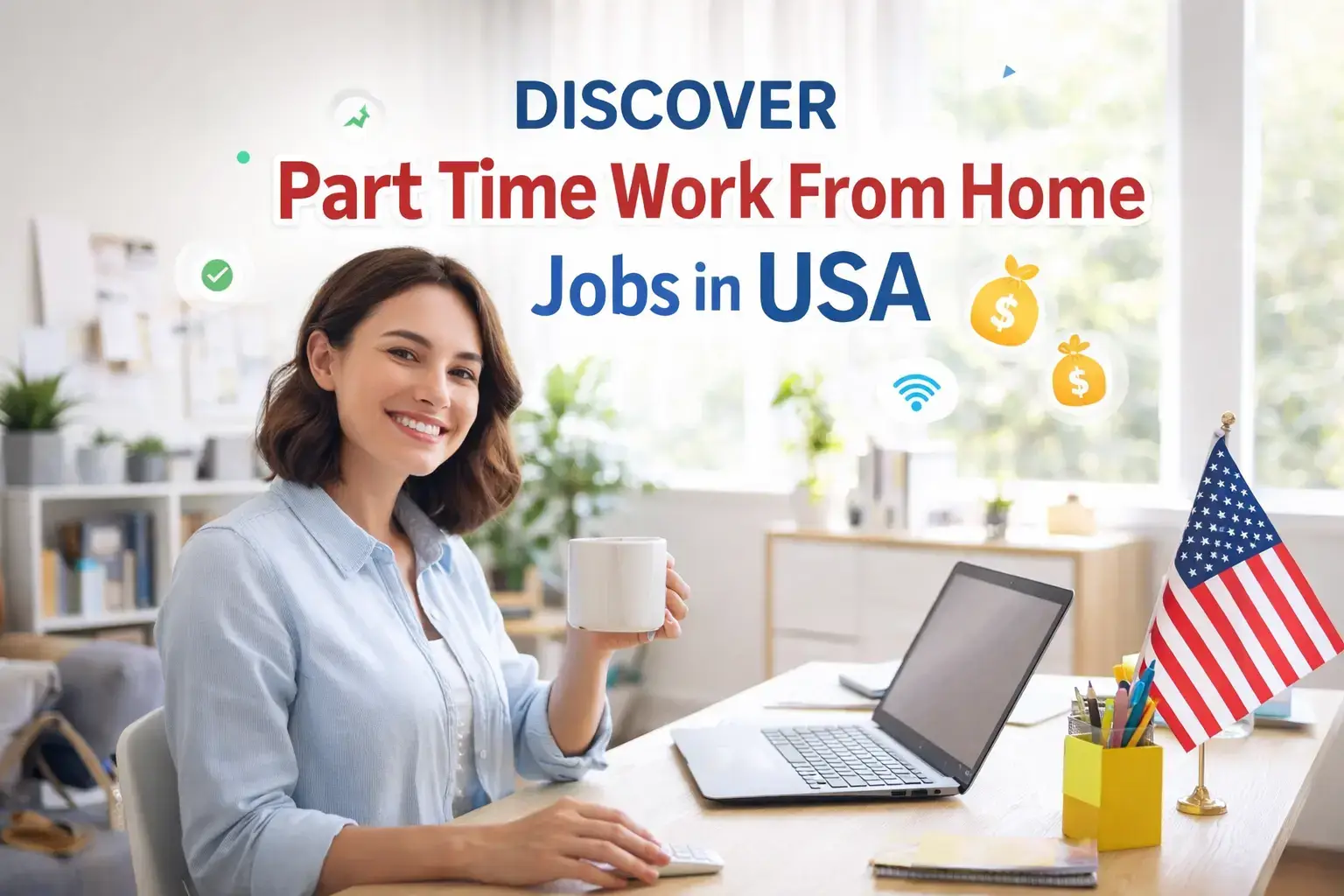 part time work from home jobs in USA for flexible online income
