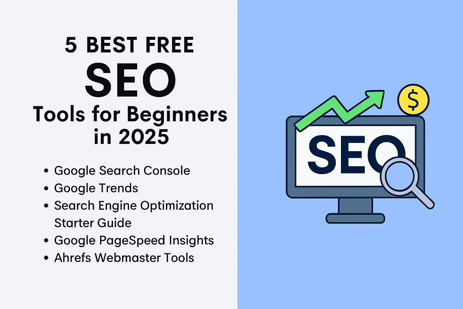 5 Best Free SEO Tools for Beginners in 2025