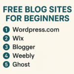 free blog sites for beginners dashboard example