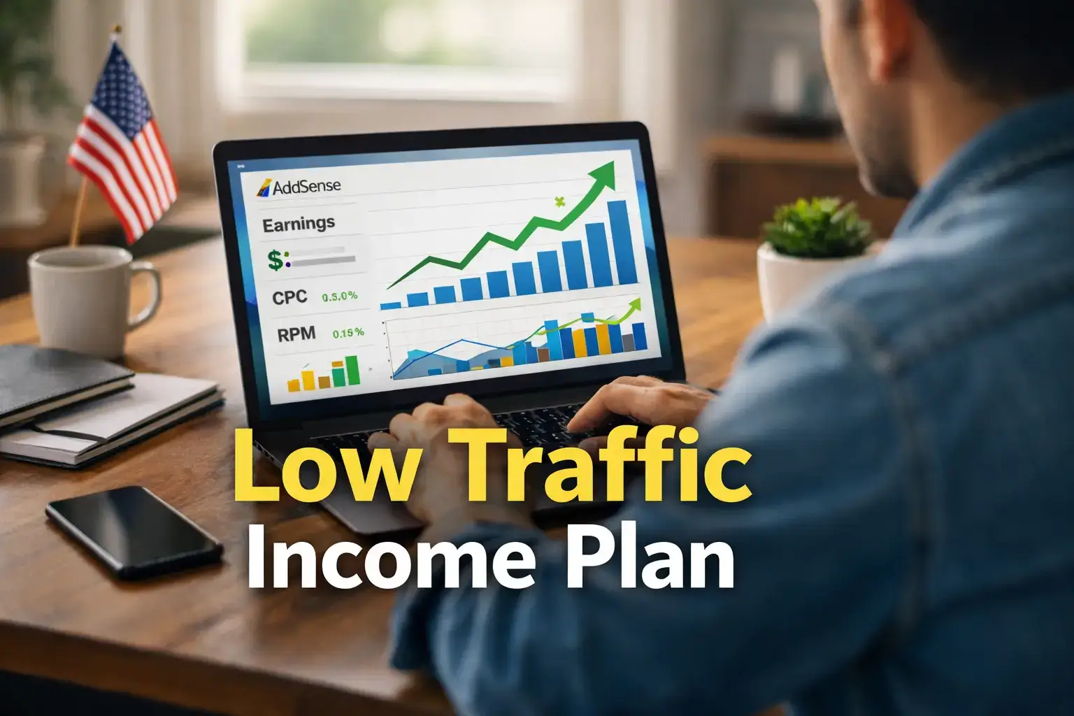 earn money from AdSense with low traffic 2026 roadmap