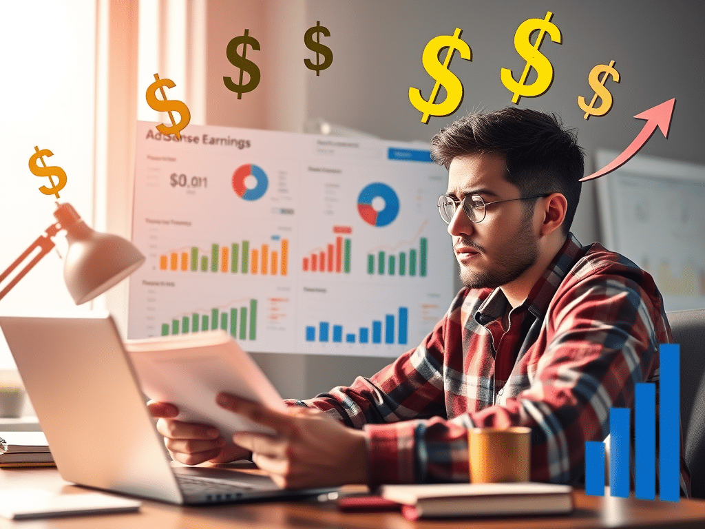 adsense cpc is low dashboard example