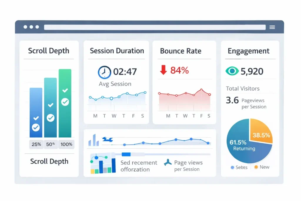 User Behavior Metrics That Affect Google AdSense RPM (Scroll Depth, Engagement & Bounce Rate)