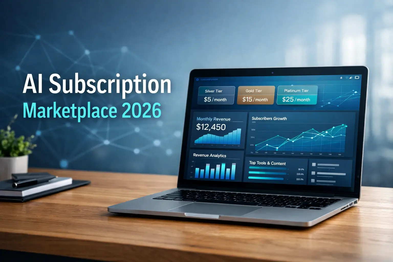 ChatGPT subscription marketplace 2026 dashboard showing membership tiers and revenue analytics