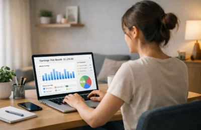 earn money online without investment from home workspace setup