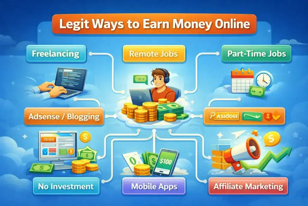 legit ways to earn money online