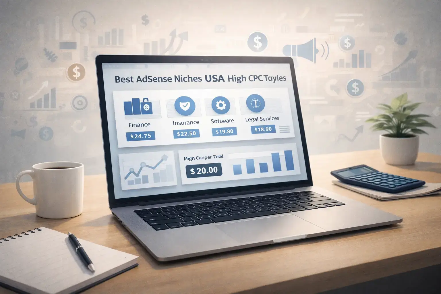 best adsense niches USA high cpc topics for blogging revenue