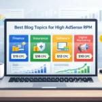 best blog topics high adsense rpm niche ideas