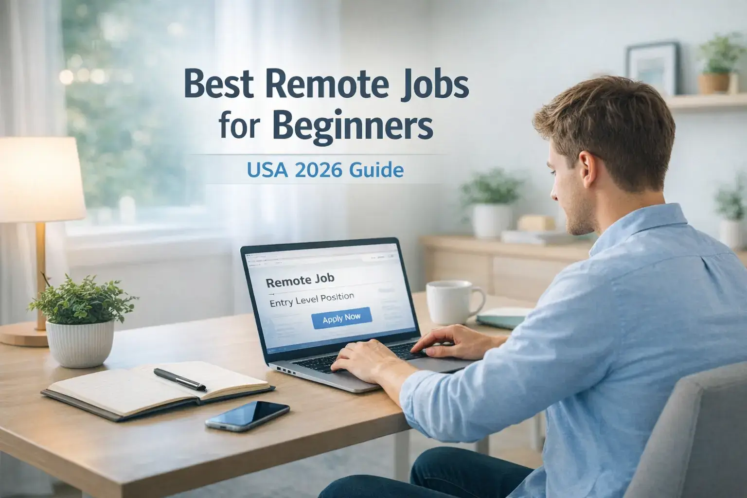 best remote jobs for beginners USA working from home in 2026
