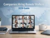 companies hiring remote workers 2026 virtual team meeting from home office