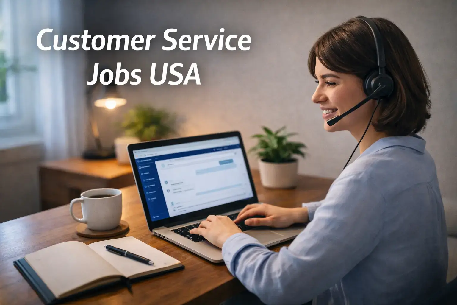 customer service remote jobs USA home workspace
