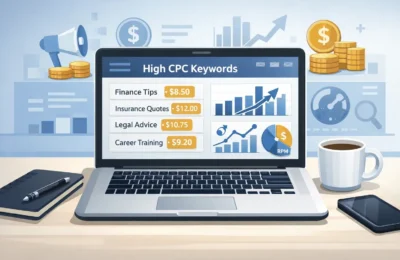 high cpc keywords career blogs keyword research dashboard