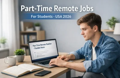 part-time remote jobs for students USA working from home in 2026