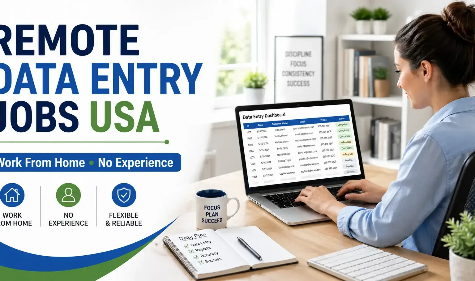 remote data entry jobs USA