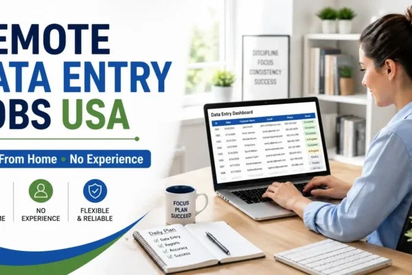 20 Remote Data Entry Jobs USA That Pay $15–$25/hour (No Experience 2026)
