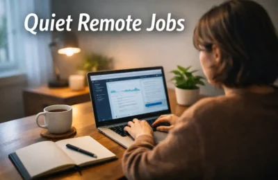 remote jobs for introverts USA home workspace