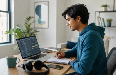 Beginner preparing for remote tech jobs USA opportunities from home
