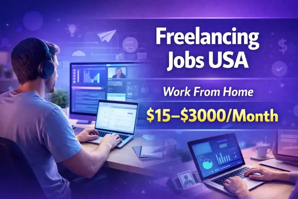 Freelancing jobs USA work from home online income