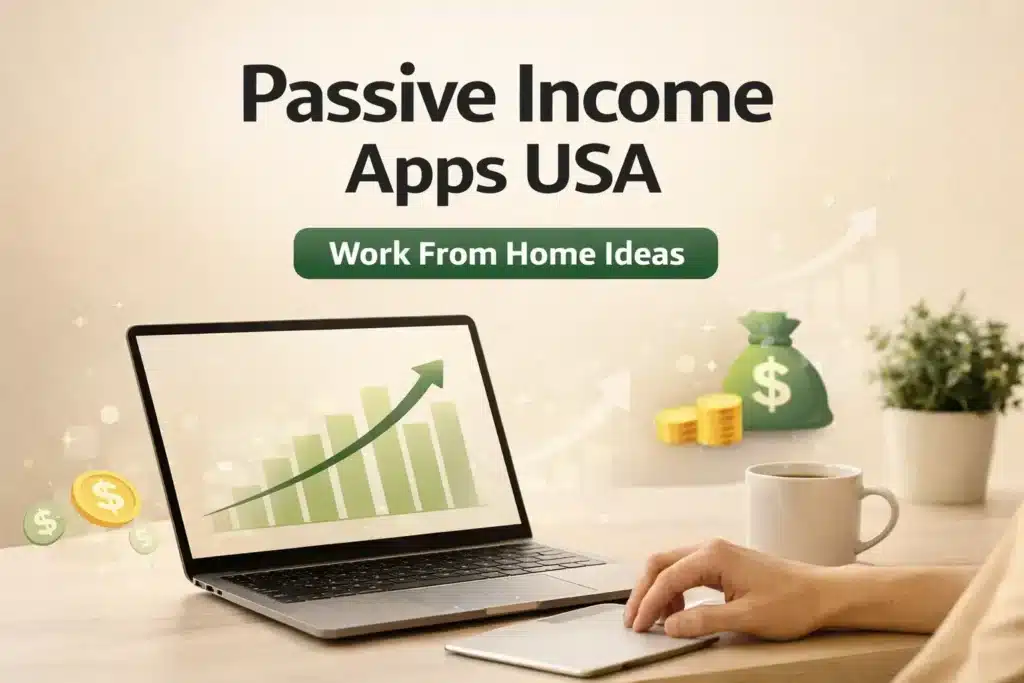 passive income apps USA work from home ideas