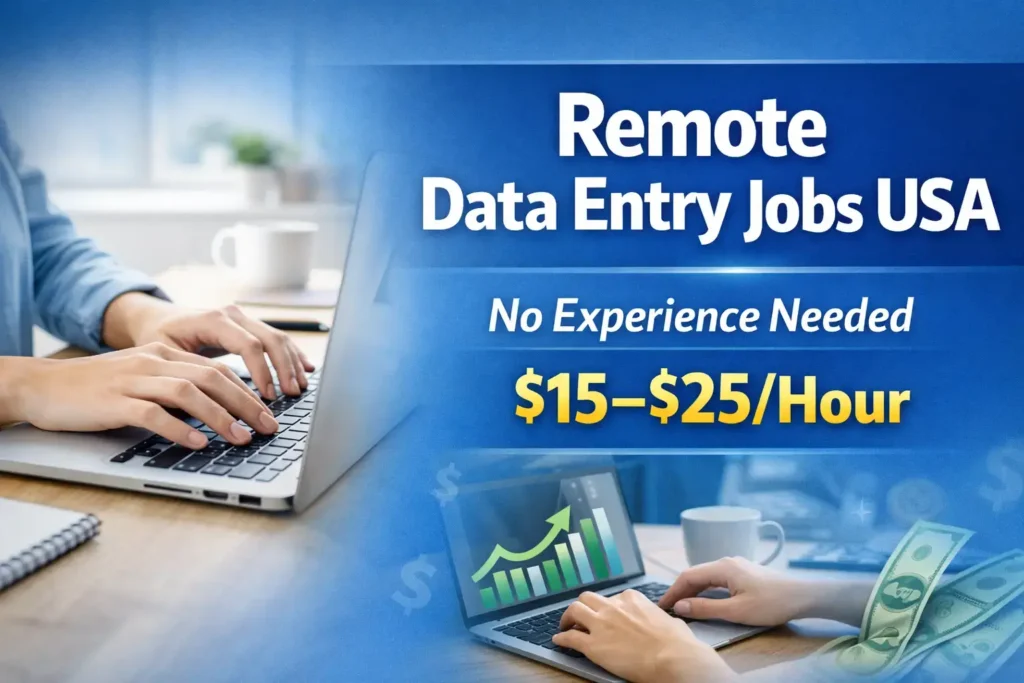 Remote data entry jobs USA no experience work from home