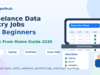 Freelance data entry jobs for beginners work from home guide