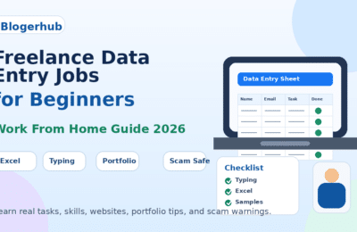 Freelance data entry jobs for beginners work from home guide