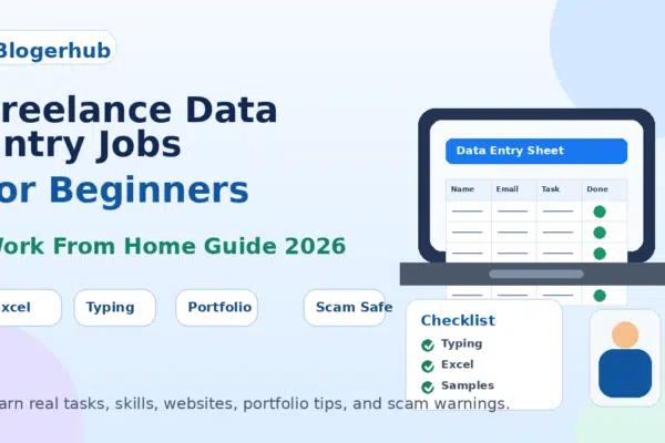Freelance Data Entry Jobs for Beginners: Work From Home Guide