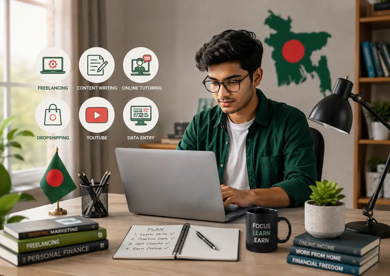 Online Income for Students Bangladesh: 12 Safe Ways | Blogerhub