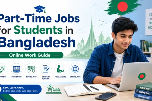 Part time jobs for students in Bangladesh online work guide