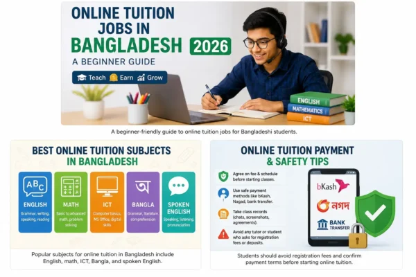 Best online tuition subjects for students in Bangladesh