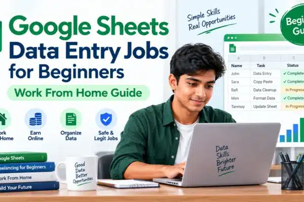 Google Sheets Data Entry Jobs for Beginners: Work From Home Guide