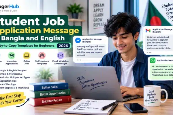Student Job Application Message in Bangla and English