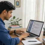 Student creating a professional CV for a job in Bangladesh