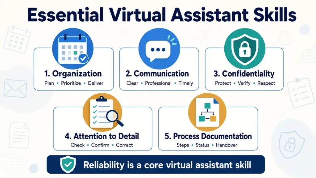 Essential skills needed for virtual assistant jobs in Bangladesh