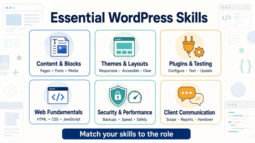 Essential skills needed for WordPress remote jobs in Bangladesh