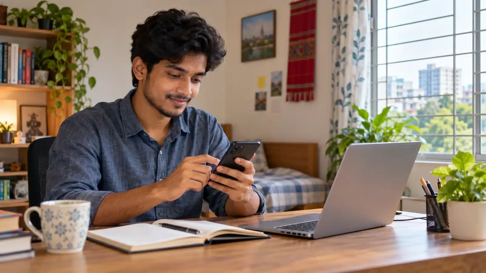 Beginner starting online income with mobile phone in Bangladesh