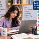 Bangladeshi English student exploring part-time jobs in tutoring, writing and proofreading